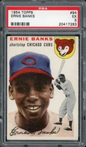 Ernie Banks PSA Graded card